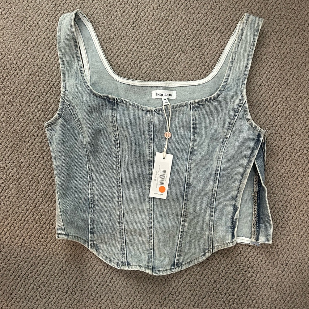 Denim Blue Top